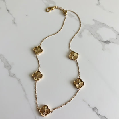 Emira Clover 18K Necklace